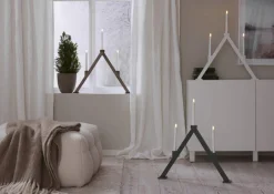 VIKA Ljusstake Batteri 64cm LED Grön