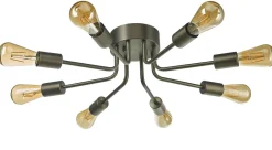 VINCENT Plafond 8L 60cm Antik Nickel
