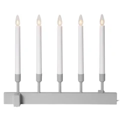 VIND Ljusstake 5L 40cm Beige