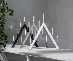 VIND Ljusstake 7L 63cm Svart