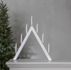 VIND Ljusstake 7L 63cm Vit