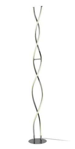 VINDLA LED Golvlampa 155cm Krom