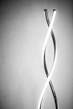 VINDLA LED Golvlampa 155cm Krom