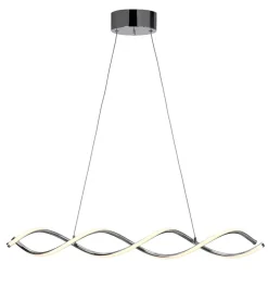 VINDLA LED Takpendel 87cm Krom