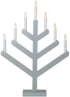 VINGA Ljusstake 7L 62cm Grå