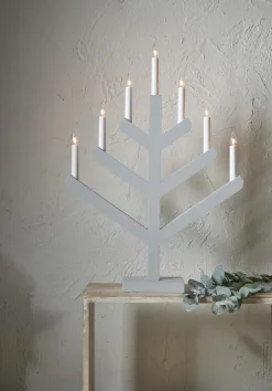 VINGA Ljusstake 7L 62cm Grå