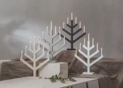 VINGA Ljusstake 7L 62cm Grå