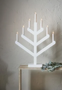 VINGA Ljusstake 7L 62cm Vit