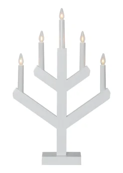 VINGA Ljusstake 5L 50cm Vit