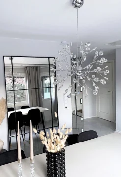 VIVA Takpendel 55cm Krom/Klar