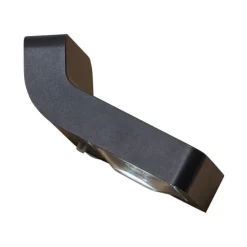 WALLY Solcells-vägglykta 5,5cm Svart IP44