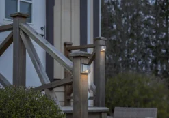 WALLY Vägglykta Solcell 2-Pack 8cm Silver