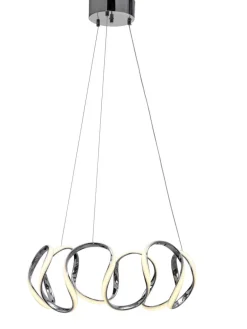 WAVE LED Takpendel Stepdim 55cm Krom