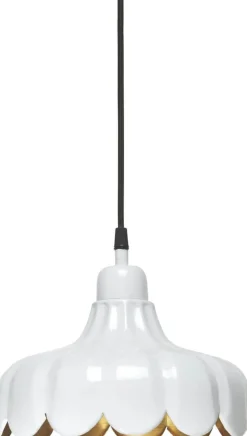 WELLS Tak/Fönsterlampa 24cm Vit/Guld