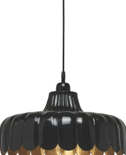 WELLS Taklampa 45cm Svart/Guld