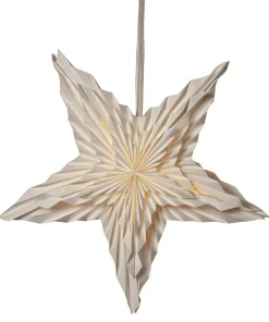 WHITE Pappersstjärna 70cm Vit