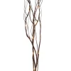 WILLOW DEWDROP Dekorationskvist 8cm 24LED Brun