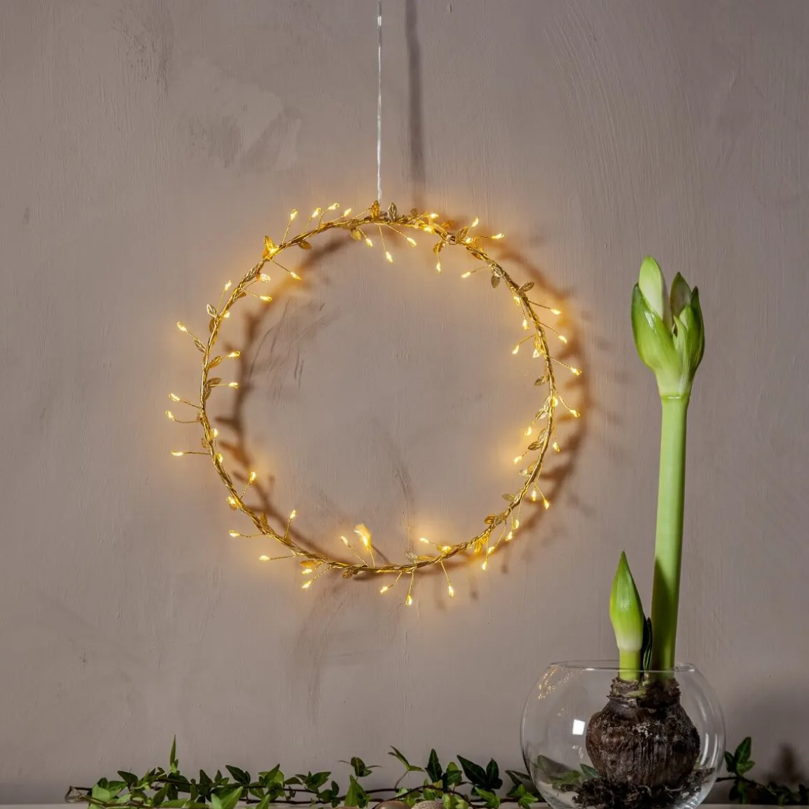 WINNY Hängande dekoration Batteri 28cm Guld