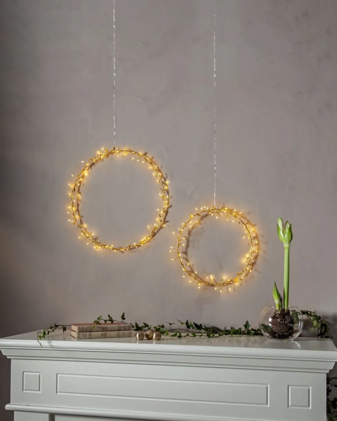 WINNY Hängande dekoration Batteri 28cm Guld