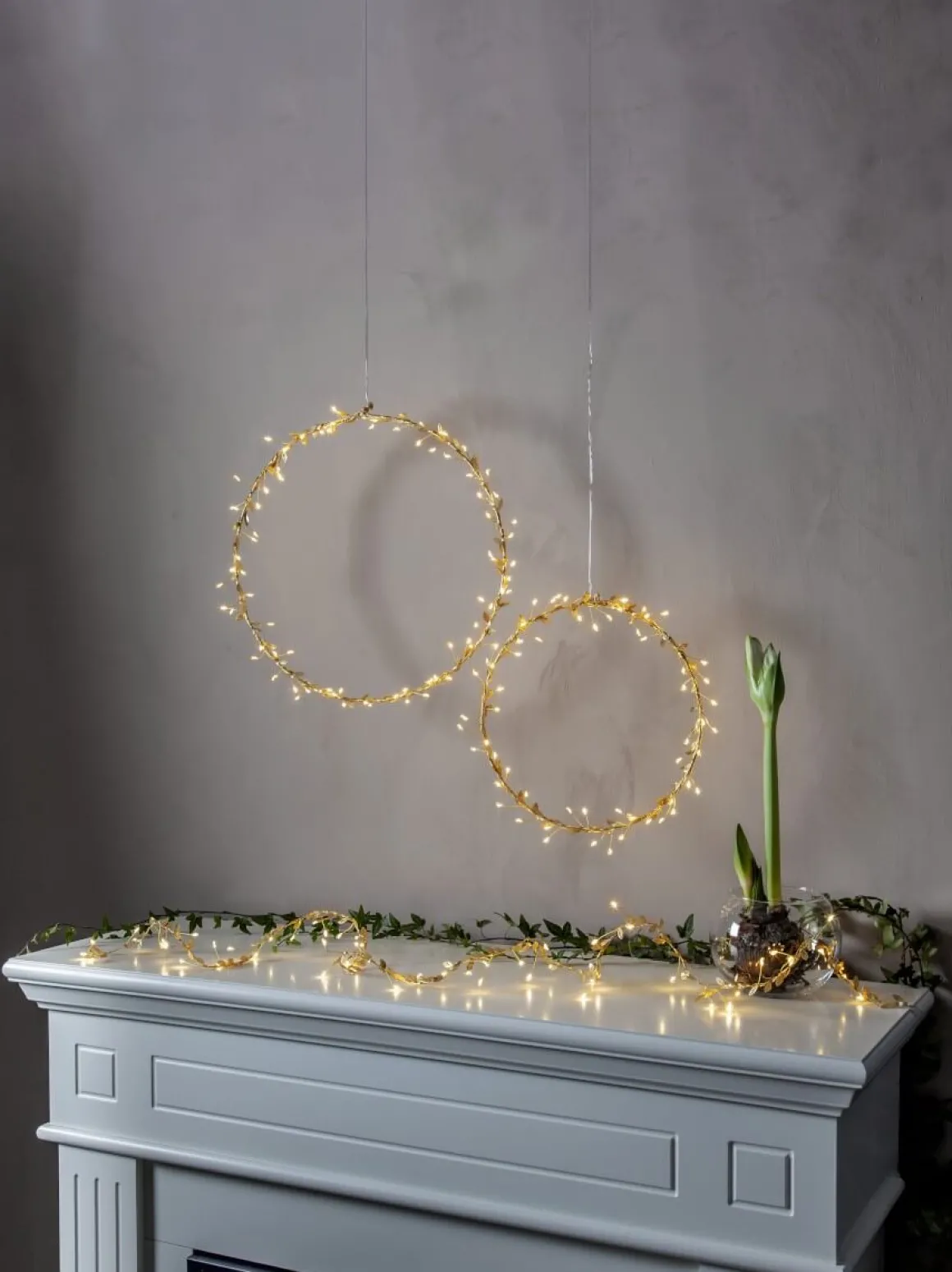 WINNY Hängande dekoration Batteri 28cm Guld