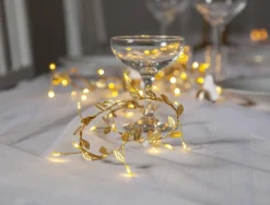 WINNY LjusslingaBatteri 2m 60LED Varmvit/Guld