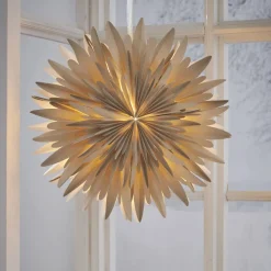 WINTER Pappersstjärna 60cm Beige