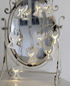 WOODWORKS ÄNGLAR Ljusslinga 135cm Vit