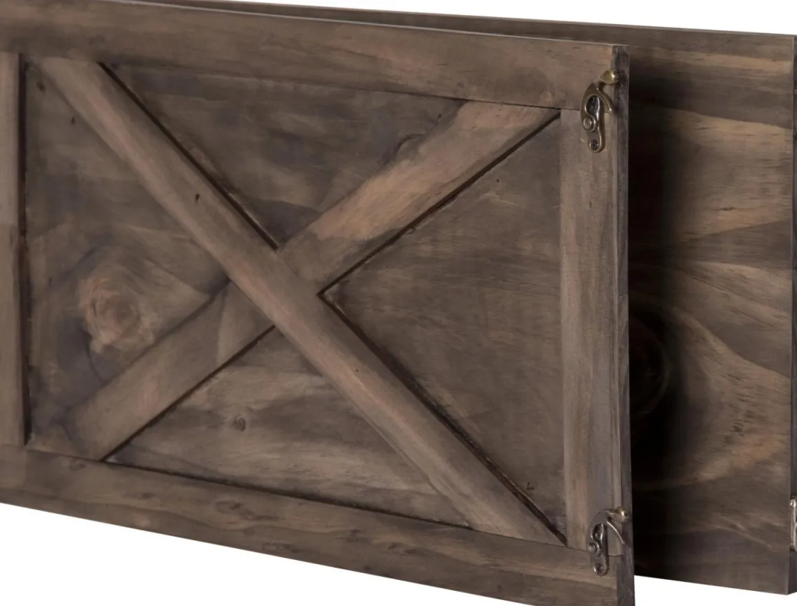 WOODY Låda till Julgransfot 45cm Mörkbrun