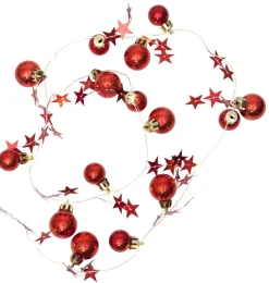 X-MAS Ljusslinga 90cm Röd