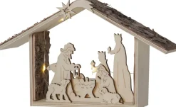 YULETIDE Ljusstake Batteri 5L 26,5cm Natur