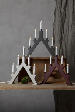 ZACK Träljusstake 41cm Röd