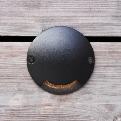 ZENIT Decklight 7cm 12V Svart IP67