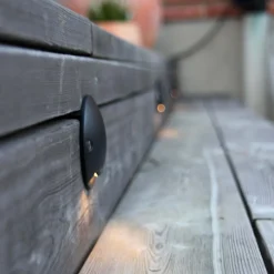 ZENIT Decklight 7cm 12V Svart IP67