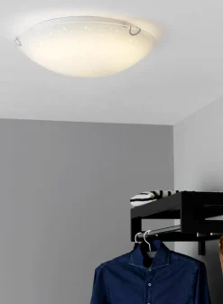 ZODIAC LED-Plafond 30cm Frostad/Mönster